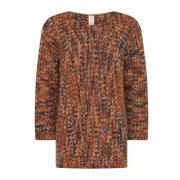 Oversize Batwing Pullover Bluse med Flaggermusermer