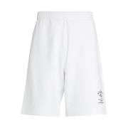 Bomull Bermuda Shorts med Logo Print