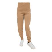 Beige Cashmere Joggebukse