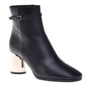 Ankle boots in black leather