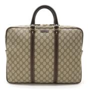 Pre-owned Canvas briefcases