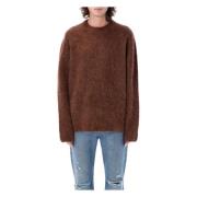 Chunky Crew Neck Alpaca Sweater