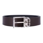 Justerbart Reversibelt Skinnbelte