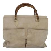 Pre-owned Suede handbags