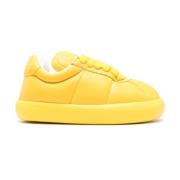 Gule Sneakers med Oversize Tunge