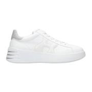 Hvite Sneakers med Maxi Logo