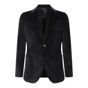 Svart Blazer for Menn