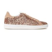 Glitrende Vevd Sneakers Kvinner Italia