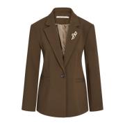 Elegant Venetia Blazer i Bitter Chocolate