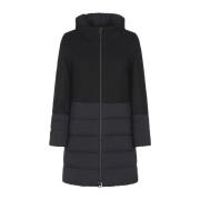 Sort Diagonal Ull Parka Eco-Age