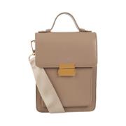 Tick Tack Liten Crossbody Veske - Taupe