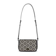 Blomster Jacquard Crossbody Veske