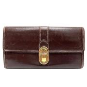 Pre-owned Leather wallets