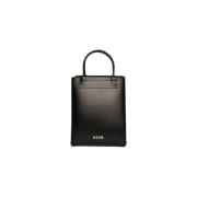 Liten skinn tote bag