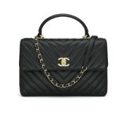 Pre-owned Leather chanel-bags