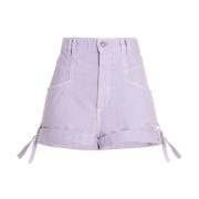 Lilla High Waist Denim Shorts