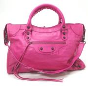 Pre-owned Leather balenciaga-bags