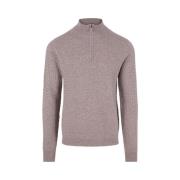 Beige Joe Zip Sweater