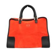 Pre-owned Suede handbags