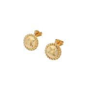 Pre-owned Yellow Gold earrings