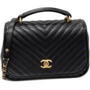 Pre-owned Leather chanel-bags