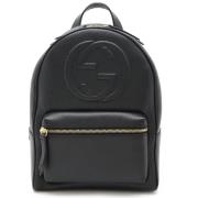 Pre-owned Leather backpacks