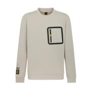 Herre Crewneck Sweatshirt Fw24-2013 Syntetisk