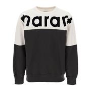 Koselig Crew Neck Sweatshirt med Mèlange Innsats