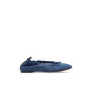 Denim ballettflats