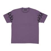 Flames Tee Lilla/svart