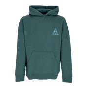 Triple Triangle Hoodie Pine Langermet