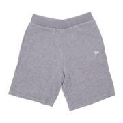 Essential Heather Grey/White Tracksuit Shorts