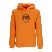 Oransje Logo Hoodie med Kengurulomme