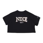 Dame Sportswear Varsity Tee Svart