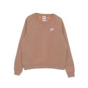 Essensiell Fleece Crew Damegenser