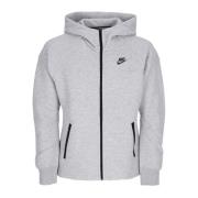 Sporty Hooded Zip Sweatshirt