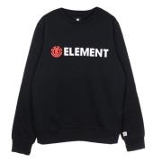 Svart Crewneck Sweatshirt for Menn