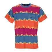 Lomme Tee Jacquard Daylight Blue Multi