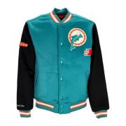 Miami Dolphins Legacy Varsity Jacket Teal/Black