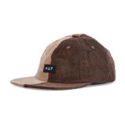 Velvet Flat Visor Cord Cap Brun