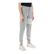 4-Bar Loopback Bomull Sweatpants