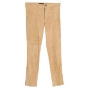 Pre-owned Suede bottoms