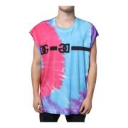 Tie Dye Bomull Logo T-skjorte