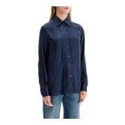 Silke Charmeuse Bluse Skjorte