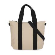 Beige Vanntett Tote Bag med Logo