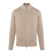 Beige Wool Cardigan Overdeler