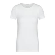 Hvit Jersey Tee Slim Fit Kort Erme