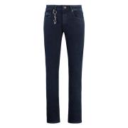 Slim Fit Jeans med Logo Charm