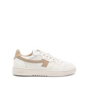 Hvit Semsket Casual Stripet Sneaker