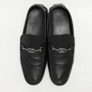 Pre-owned Leather flats